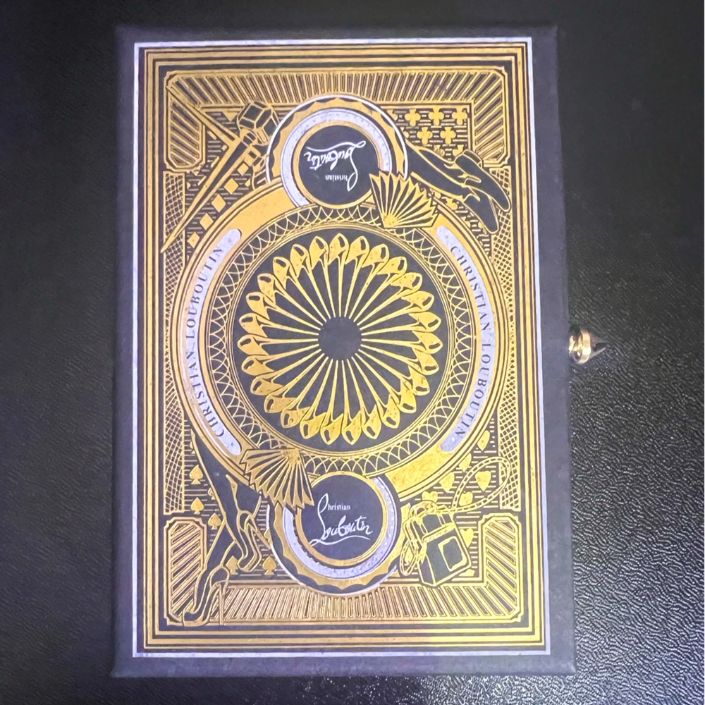 Christian Louboutin Deck of Playing Cards in Louboutin Signature Stud Box